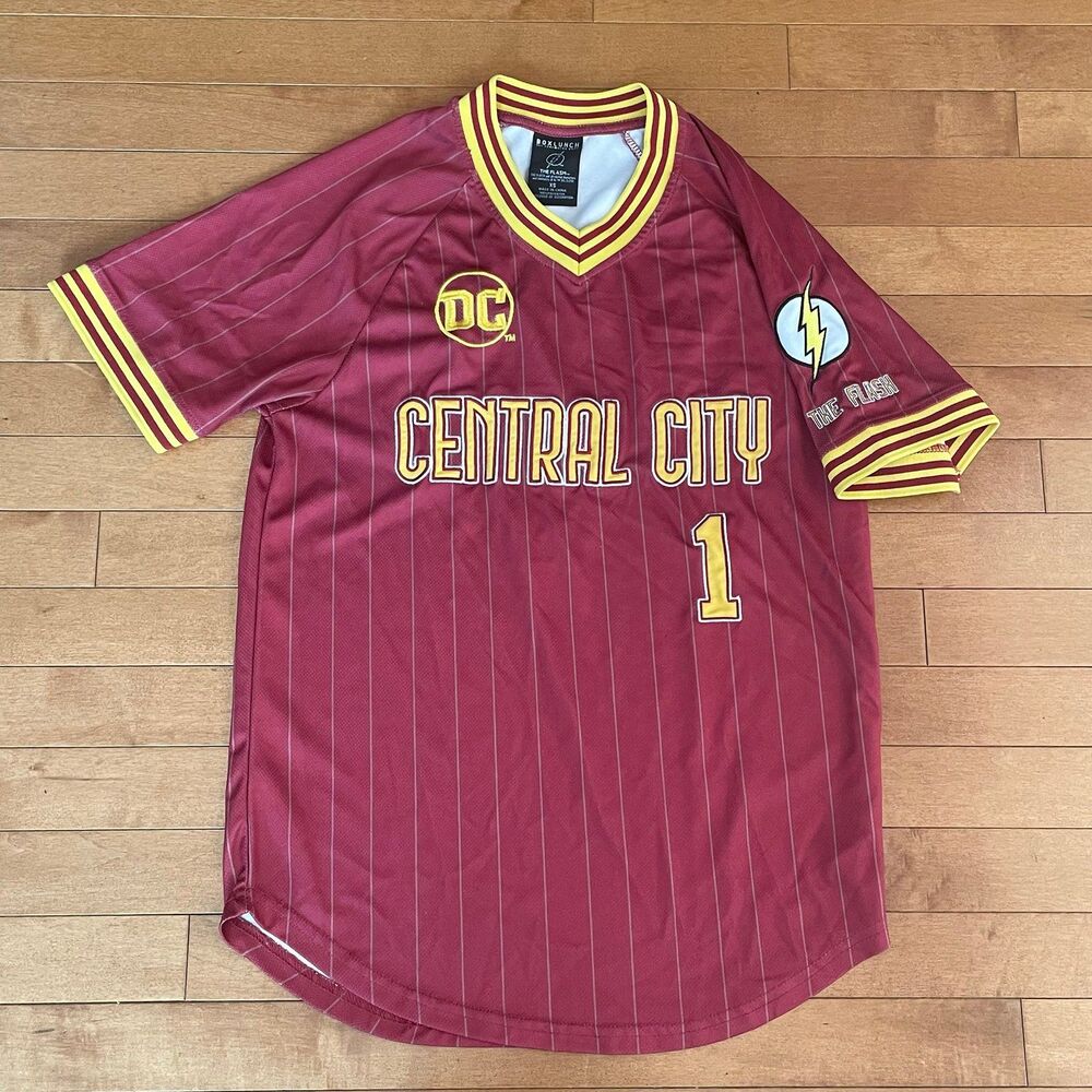 DC Comics The Flash Central City Batting Jersey - Box Lunch Exclusive XS
